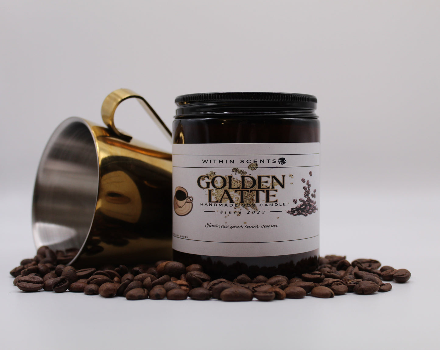 Golden Latte Candle π―οΈβ¨